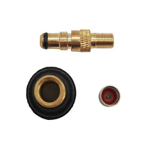 PROVULKA : GFVS0311 - Valve métallique air/eau TR618A (V5.01.1) pour pneu Agricole Tubeless - embase caoutchouc. Démontée