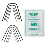 PROVULKA : TLRR0101MIX - Pack mix de lame pour resculpter retailler le pneu - PSO forme C1-C5 et R1-R5.
